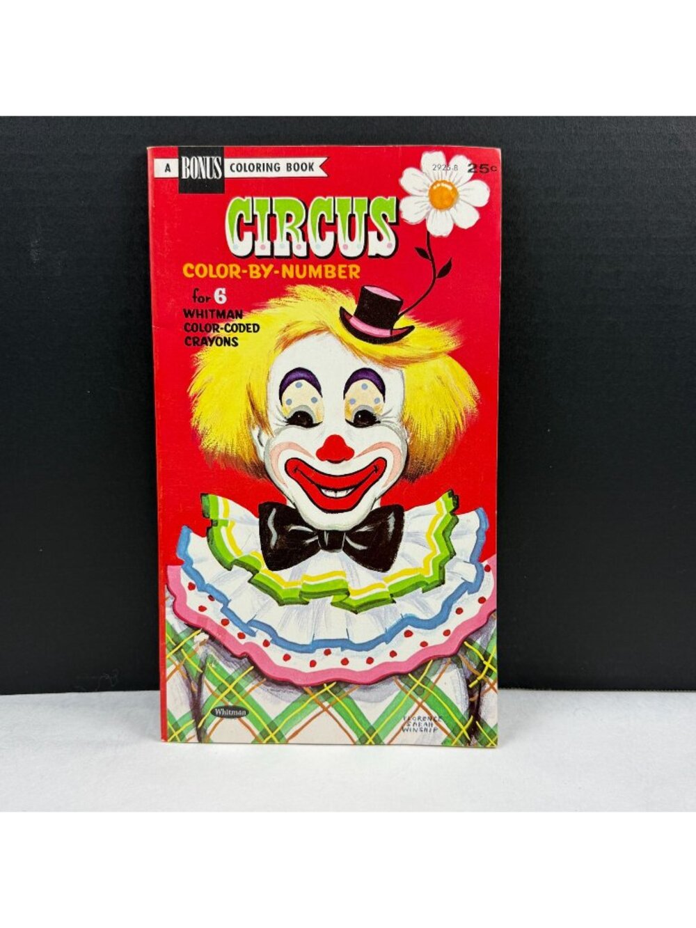 Vintage 1966 Whitman Circus Color By Number Coloring Book